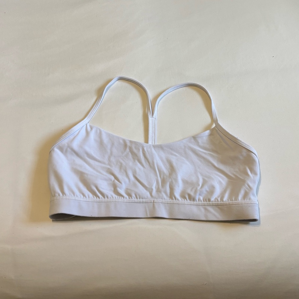 Lululemon Athletica White Sports Bra